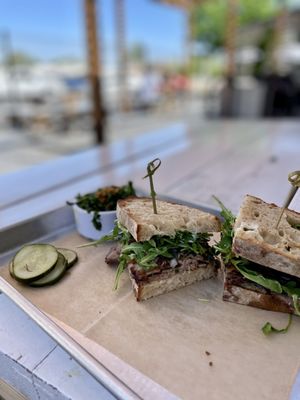 Photo of The Grove Cafe & Market - Albuquerque, NM, US. roast beef- one of the best I've ever had ($15 )