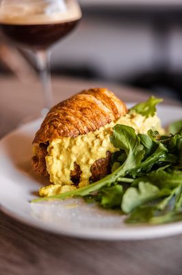 Photo of Penny Drip - Fort Wayne, IN, US. a plate of food and a glass of wine