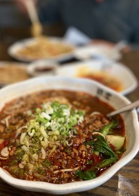 Photo of First Meeting Noodle - Rochester, MN, US. ChongQing spicy noodle soup