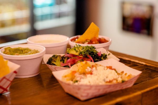 Photo of Taco Jed - Rochester, MN, US. a variety of food items on a table