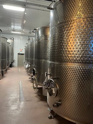 Photo of Country Heritage Winery & Vineyard - LaOtto, IN, US. Production room