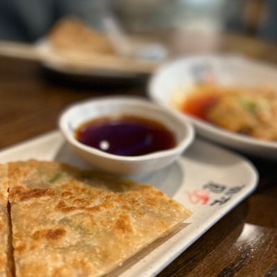 Photo of First Meeting Noodle - Rochester, MN, US. Scallion pancake