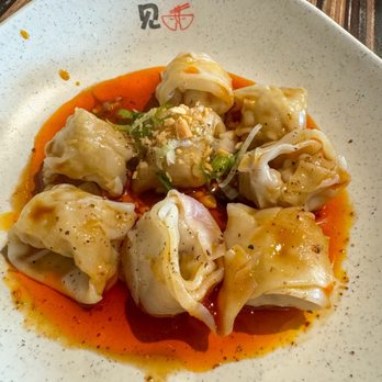 Chili oil wontons