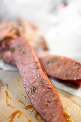 Photo of Rudy's "Country Store" and Bar-B-Q - Albuquerque, NM, US. Jalapeño Sausage ($6/whole)