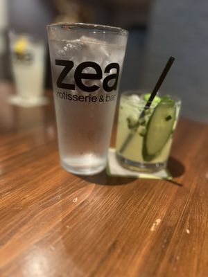 Photo of Zea Rotisserie & Bar - Lafayette, LA, US. Cucumber Jalapeño Margarita