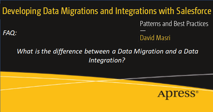 FAQ: What is the difference between a Data Migration and a Data Integration?