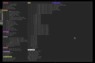 highly configurable X window manager