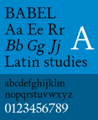 Fonts suitable for education and institutional use