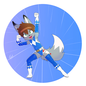 Cub Ranger Blue by KyunaWolf