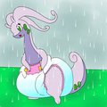 goodra used rain dance  by l1llily