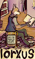 QR ConBadge commission by Foxvomit