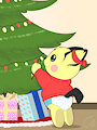 Tree Decorating Pichu -By LittleBearArnold- by DanielMania123