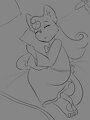 shh!! she is sleeping by Snakky