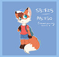 Schoolboy Fox (SOLD) by GreenieGhost