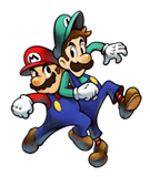 Brawl Sticker Mario & Luigi (Mario & Luigi SS).png