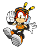 Brawl Sticker Charmy Bee (Knuckles' Chaotix).png