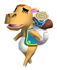 Brawl Sticker Saharah (Animal Crossing WW).png