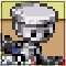 A snapshot of Chibi Robo's artwork from the fan flash game, Super Smash Flash 2.