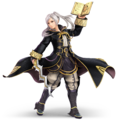 Female Robin carrying a Levin Sword in Ultimate.