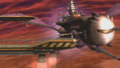 The Halberd in flight in Super Smash Bros. for Wii U.