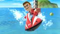 Tyrone, a Mii, racing in Power Cruising in Ultimate.