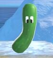 A cucumber.