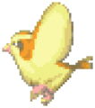 Pidgey sprite from Super Smash Bros.