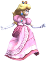 Peach floating in Brawl.