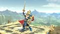 A Mii Swordfighter wielding Erdrick's Sword in Ultimate.