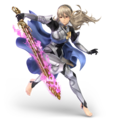 Female Corrin wielding the Omega Yato in Ultimate.