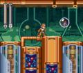 The Danger Wrap's appearance in Mega Man 7.