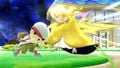 Ness pummeling Rosalina in Super Smash Bros. for Wii U.