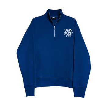 Why Don't We Quarter Zip Fleece (Navy) 