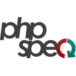 Logo of the phpspec project, which uses Symfony components