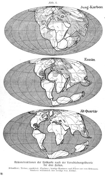 대륙이동(continental drift )