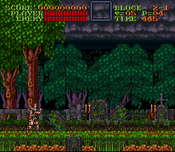 Super Castlevania IV graveyard comparison 1.png