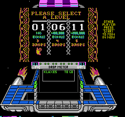 Klax - NES - Level Select.png