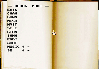 Myst PS Debug Menu.png