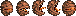 Mother Brain's unused mouth/eye sprite.