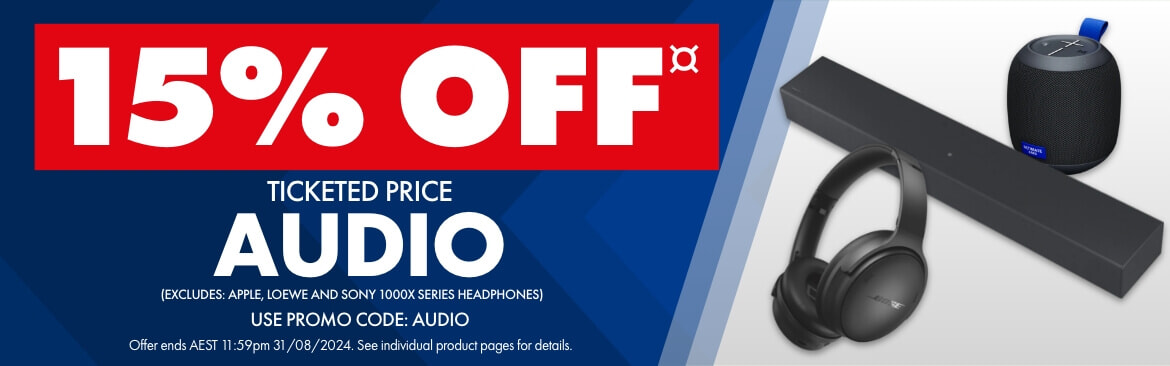 15% Off Audio Sale