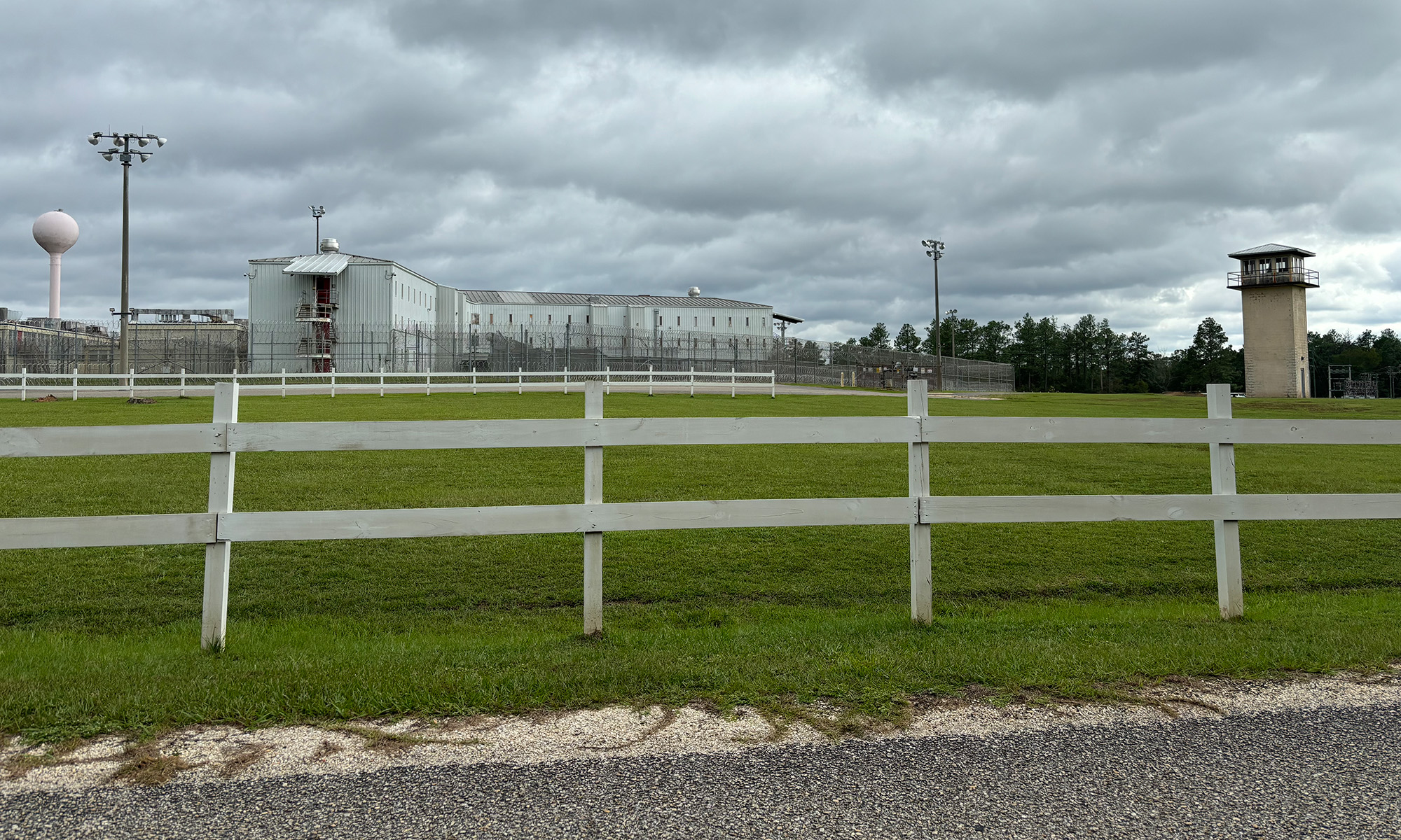 Death row at Holman Correctional Facility in Atmore, Alabama, in the hours before Alan Miller's execution on Sept. 26, 2024.