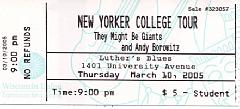 2005-03-10 Ticket Stub.jpg