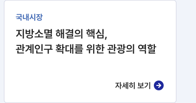 국내시장,지방소멸 해결의 핵심,관계인구 확대를 위한 관광의 역할,자세히보기