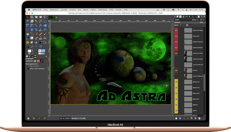 Ad Astra - MacBook - GIMP