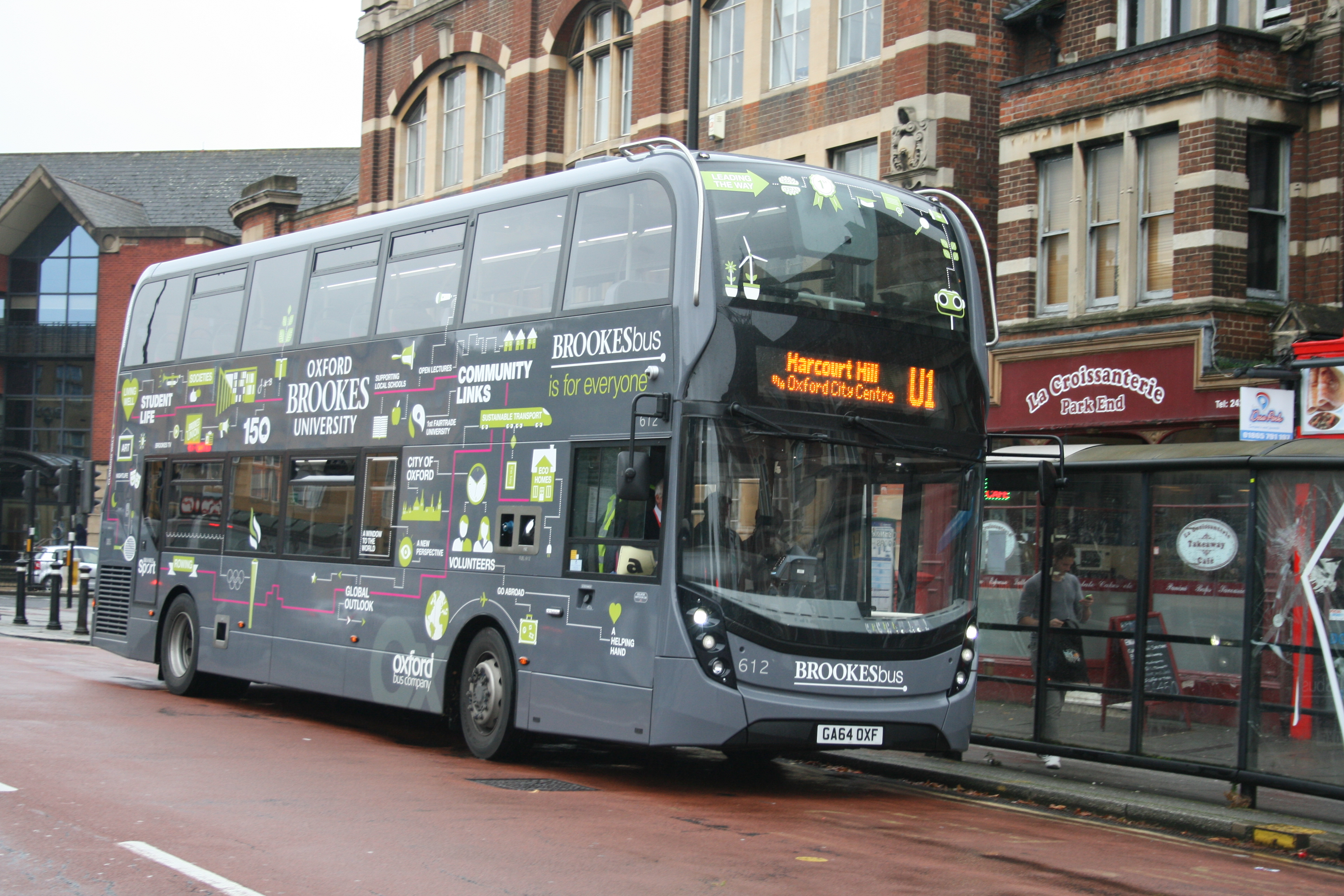 Oxford Bus Company 612 on Route U1