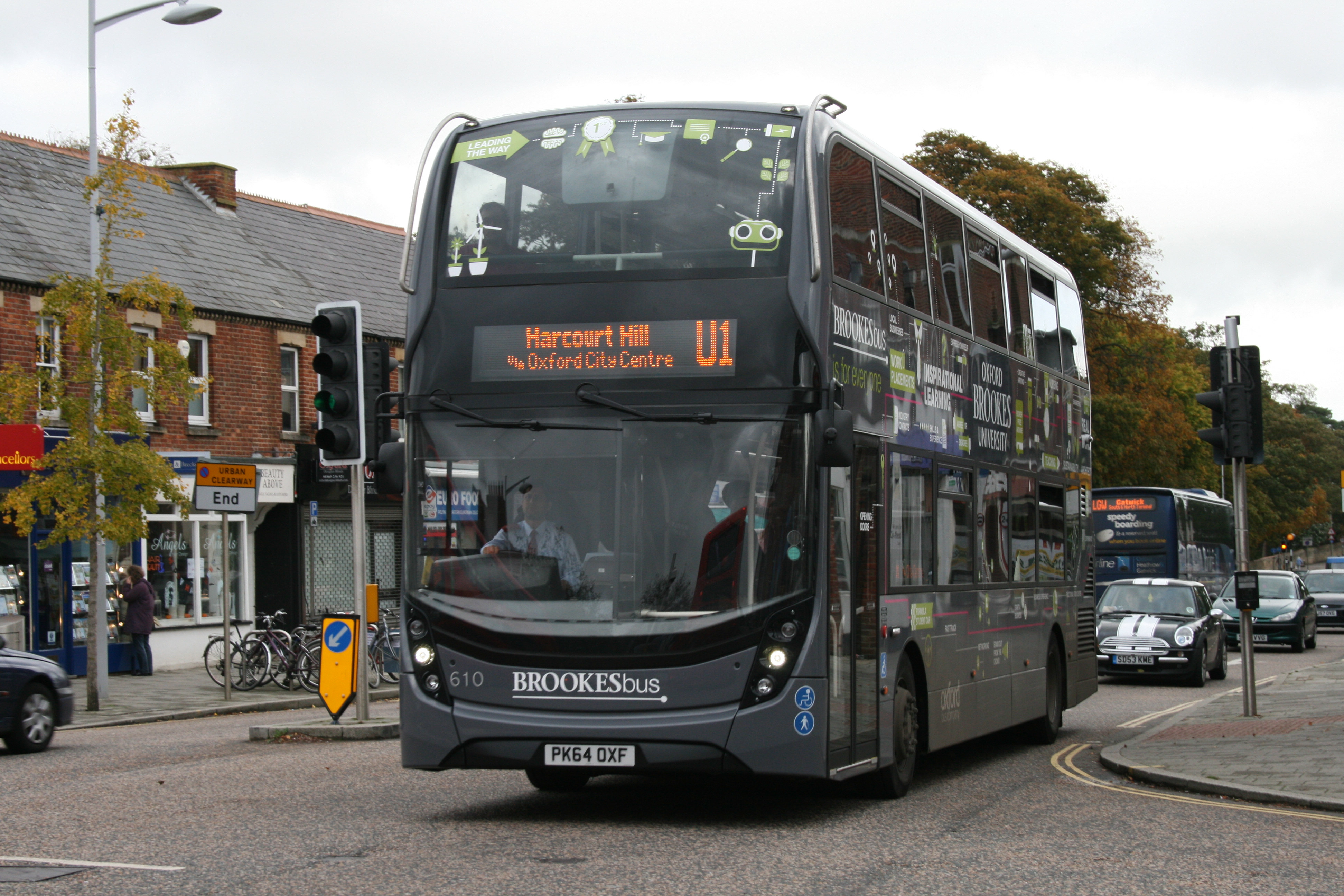 Oxford Bus Company 610 (PK64 OXF) on Route U1