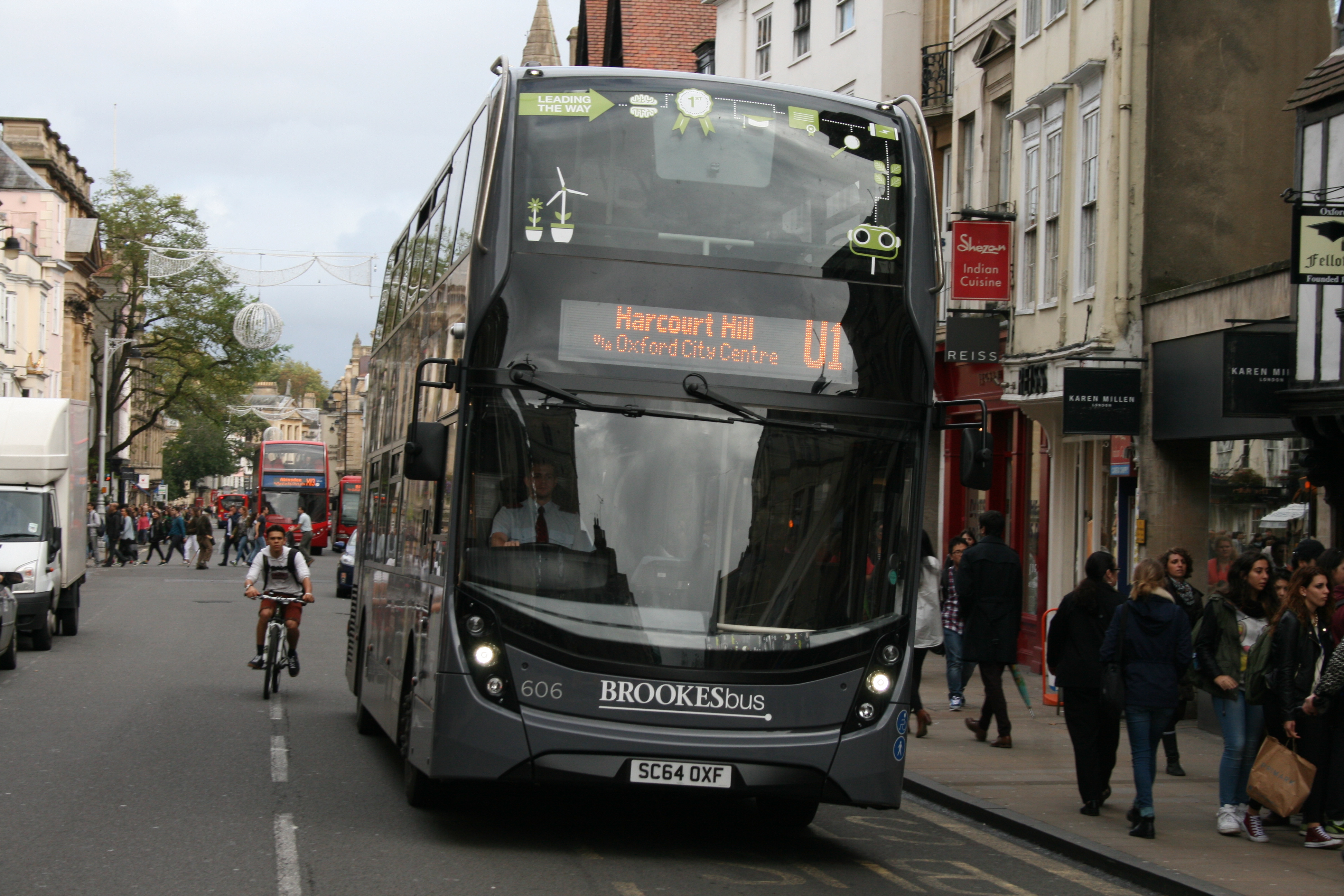 Alexander Dennis Enviro400 MMC bus in High Street