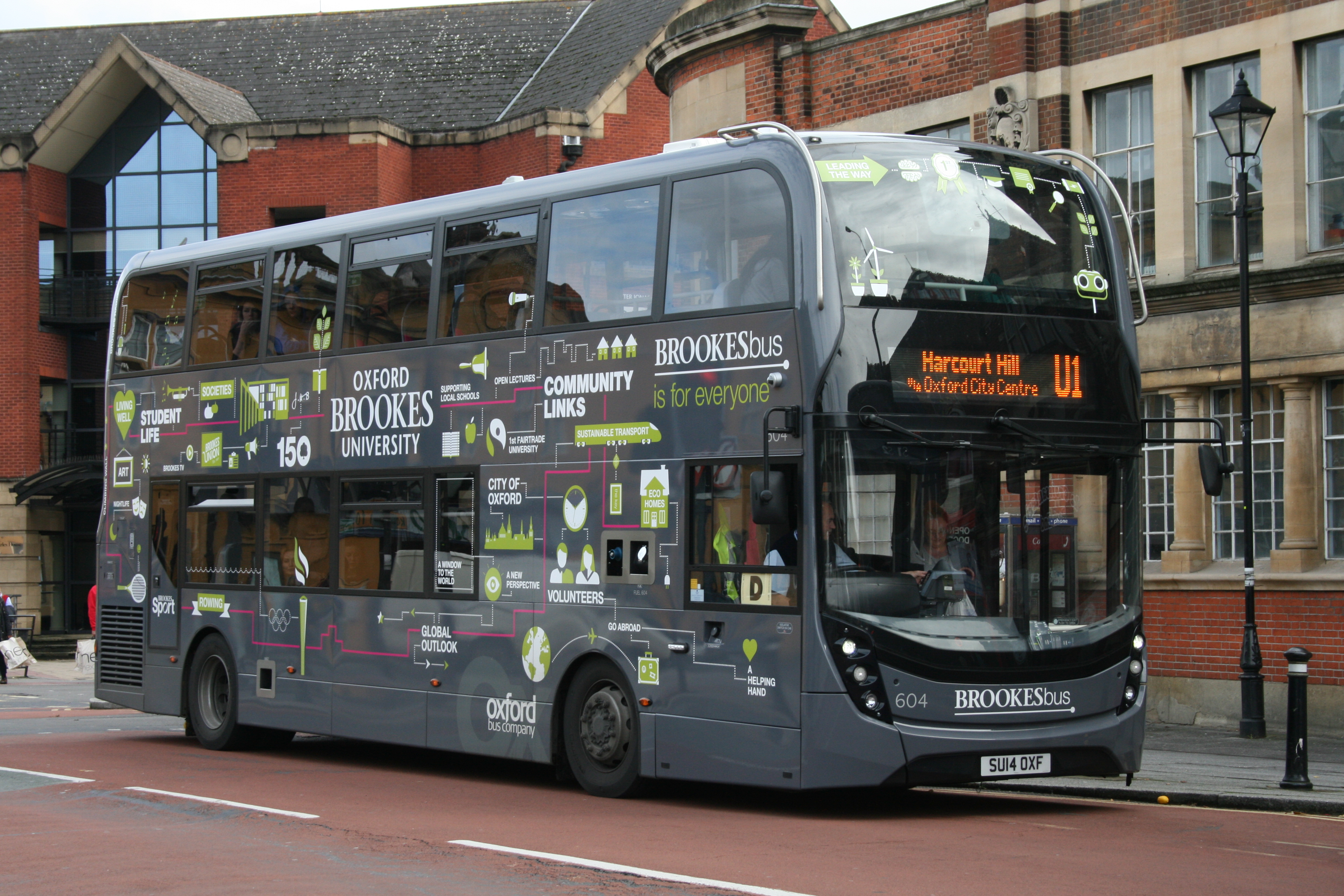 Oxford Bus Company 604 on Route U1