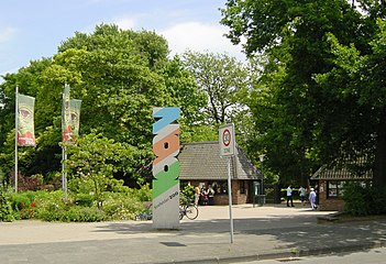 Eingang, Krefelder Zoo