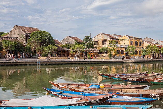 View of Riverfront of Hội An